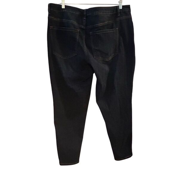 Lane Bryant Women's Plus Size 22 Blue Ankle Jeans Super Stretch - Picture 6 of 9